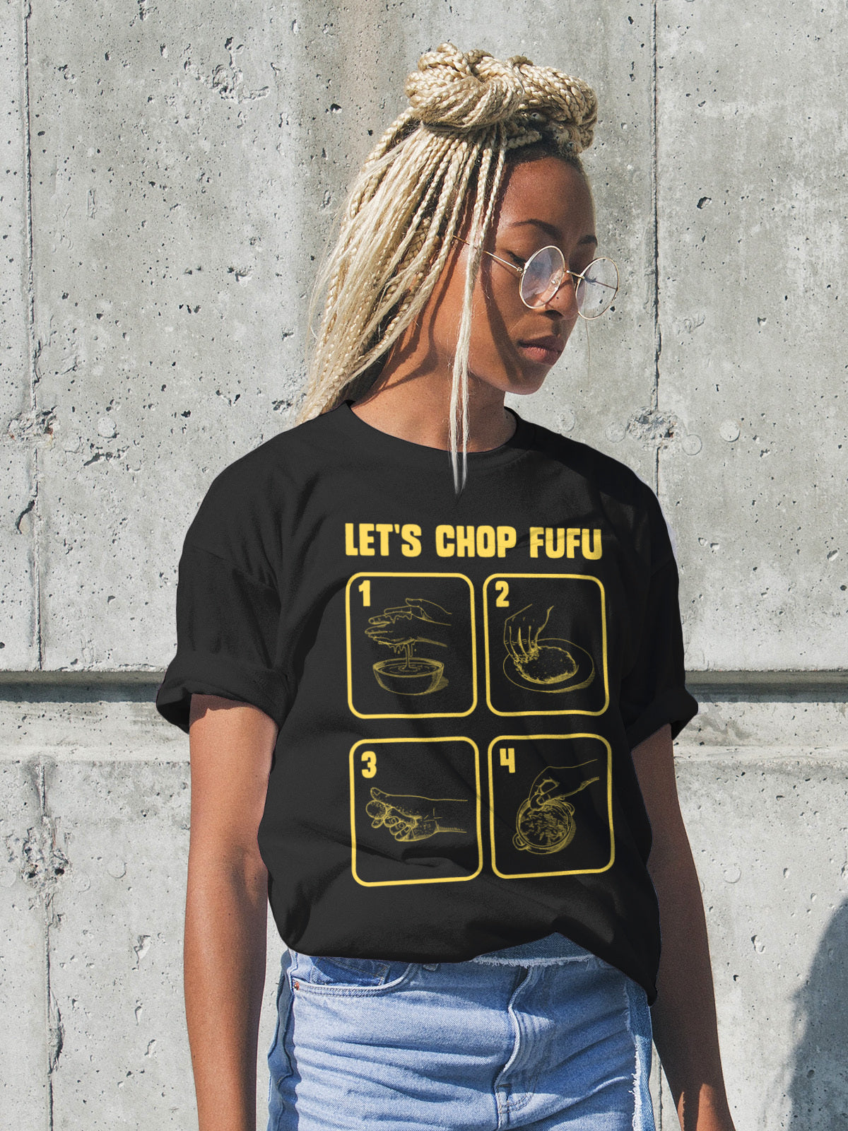 Lets Chop Fufu T-shirt – The Art of Fufu