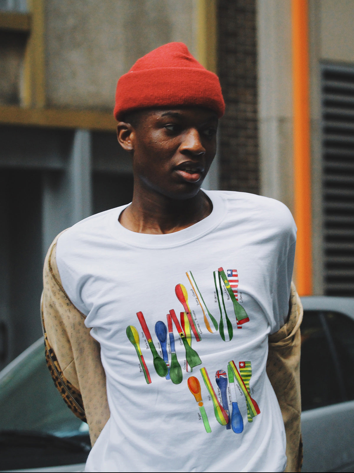 Creative way to rep 15 countries that eat fufu