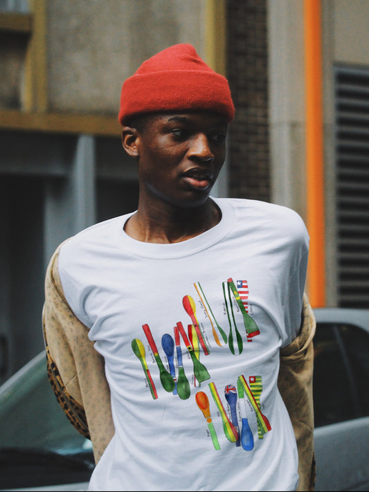 Creative way to rep 15 countries that eat fufu