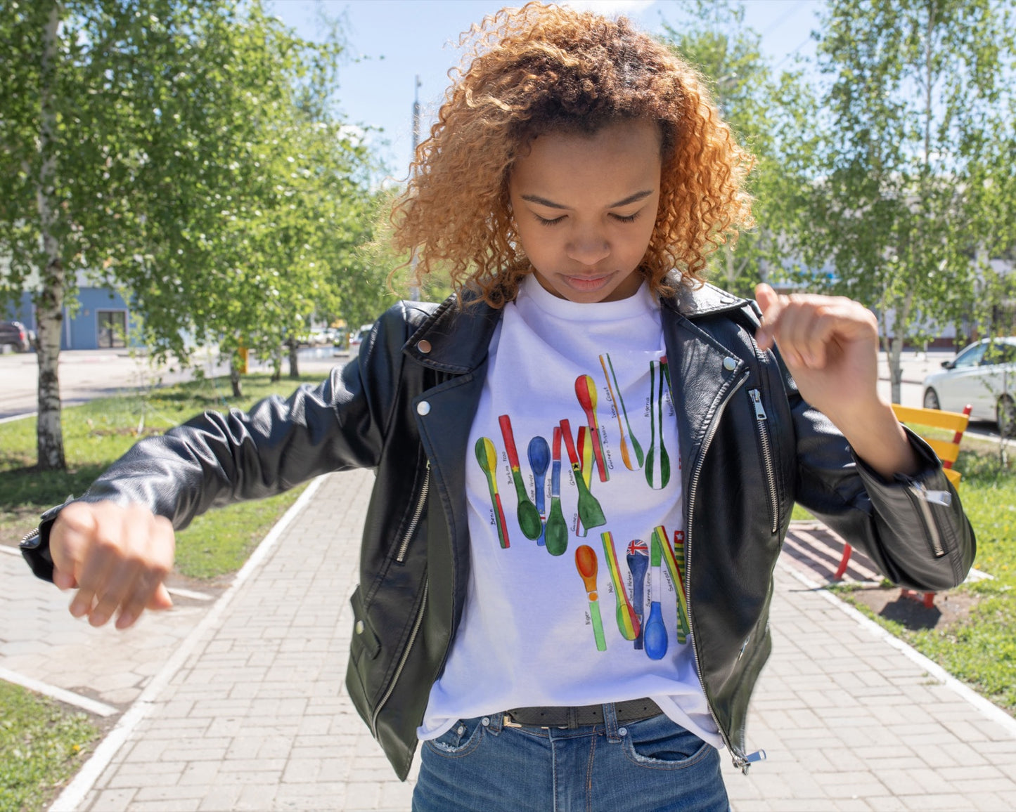 Fufu Spoons Sticks T-Shirt: A Celebration of West African Diversity