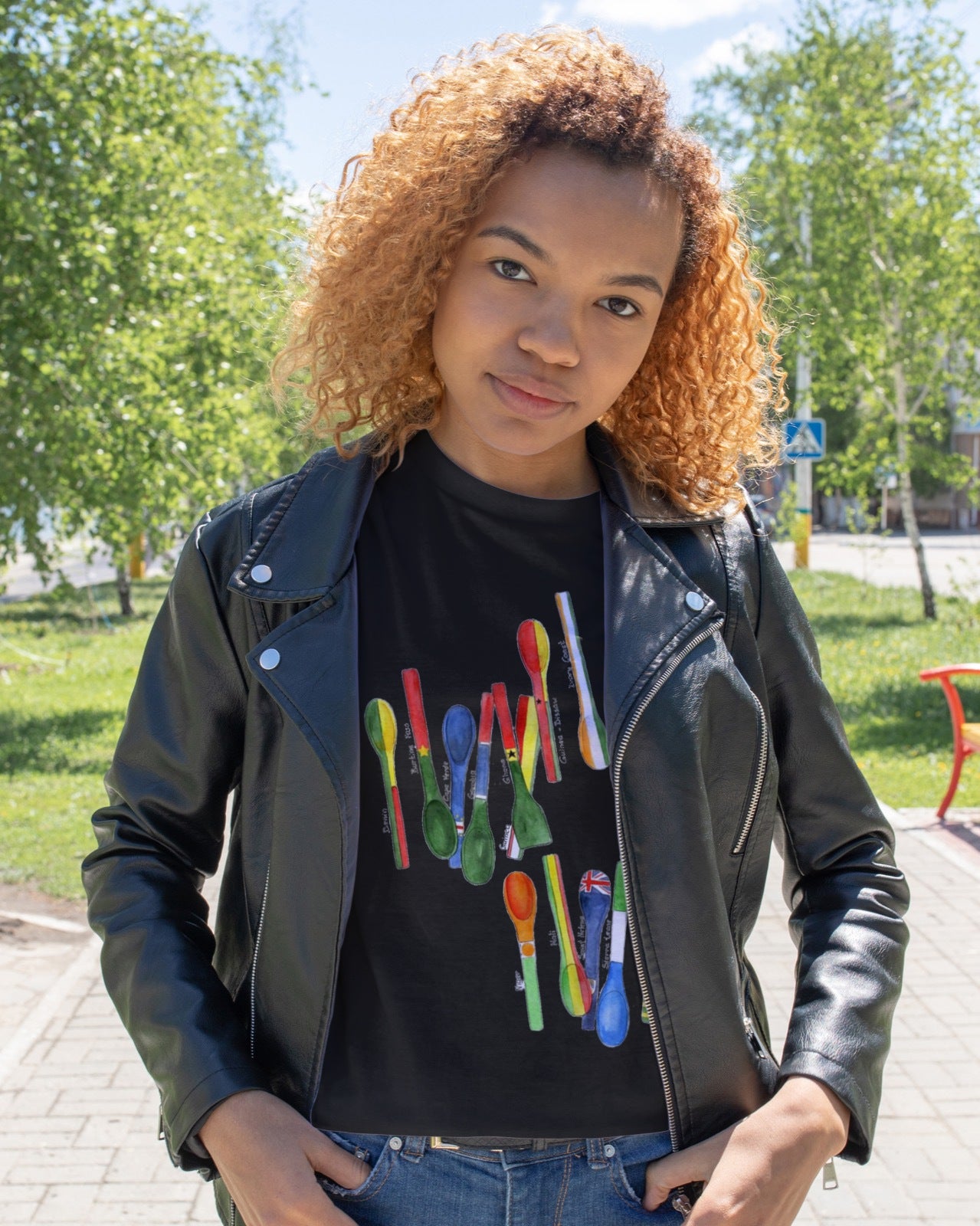 Fufu Spoons Sticks T-Shirt: A Celebration of West African Diversity