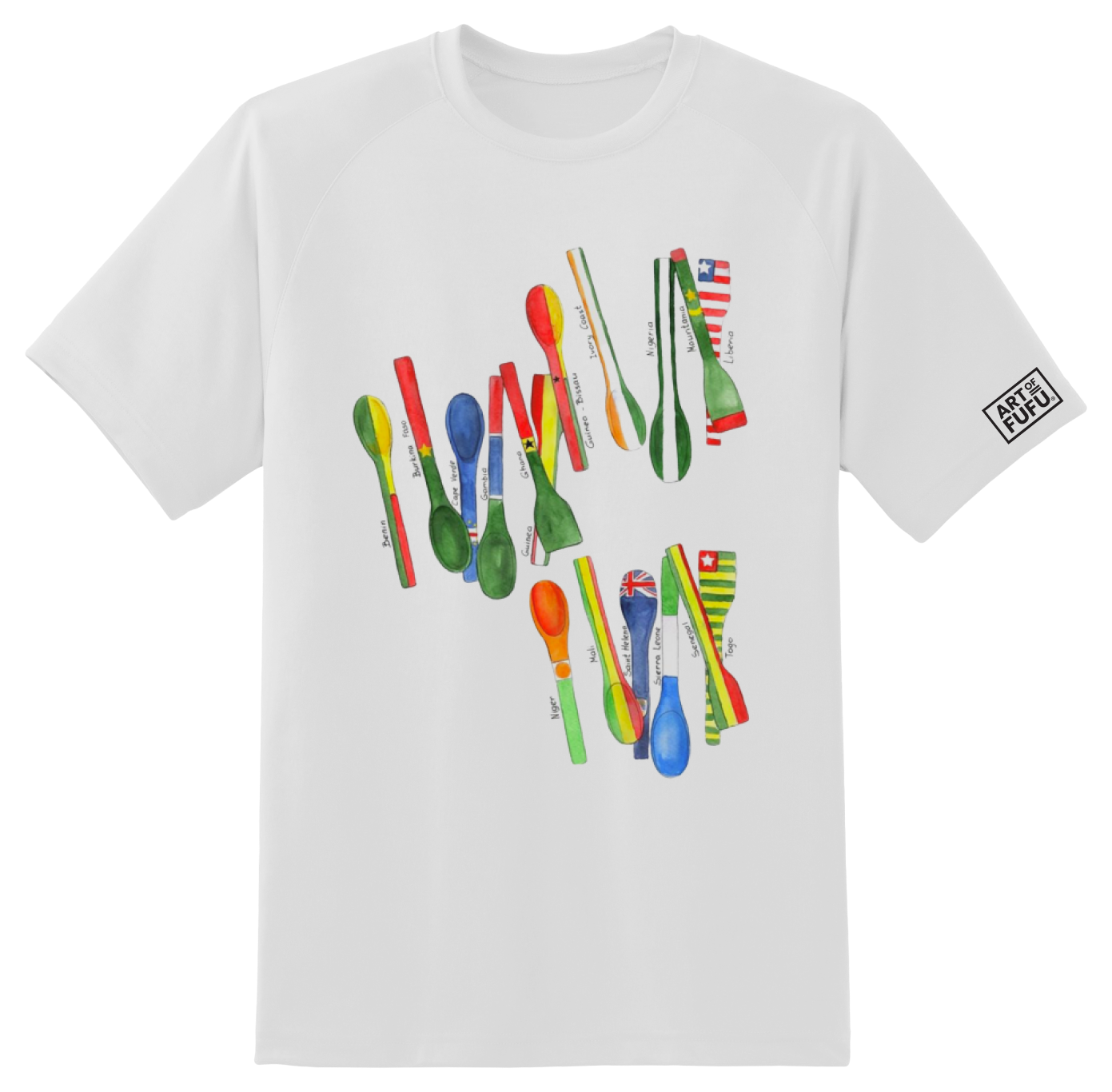 Fufu Spoons Sticks T-Shirt: A Celebration of West African Diversity